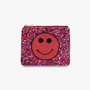 Portemonneetje Smiley roze