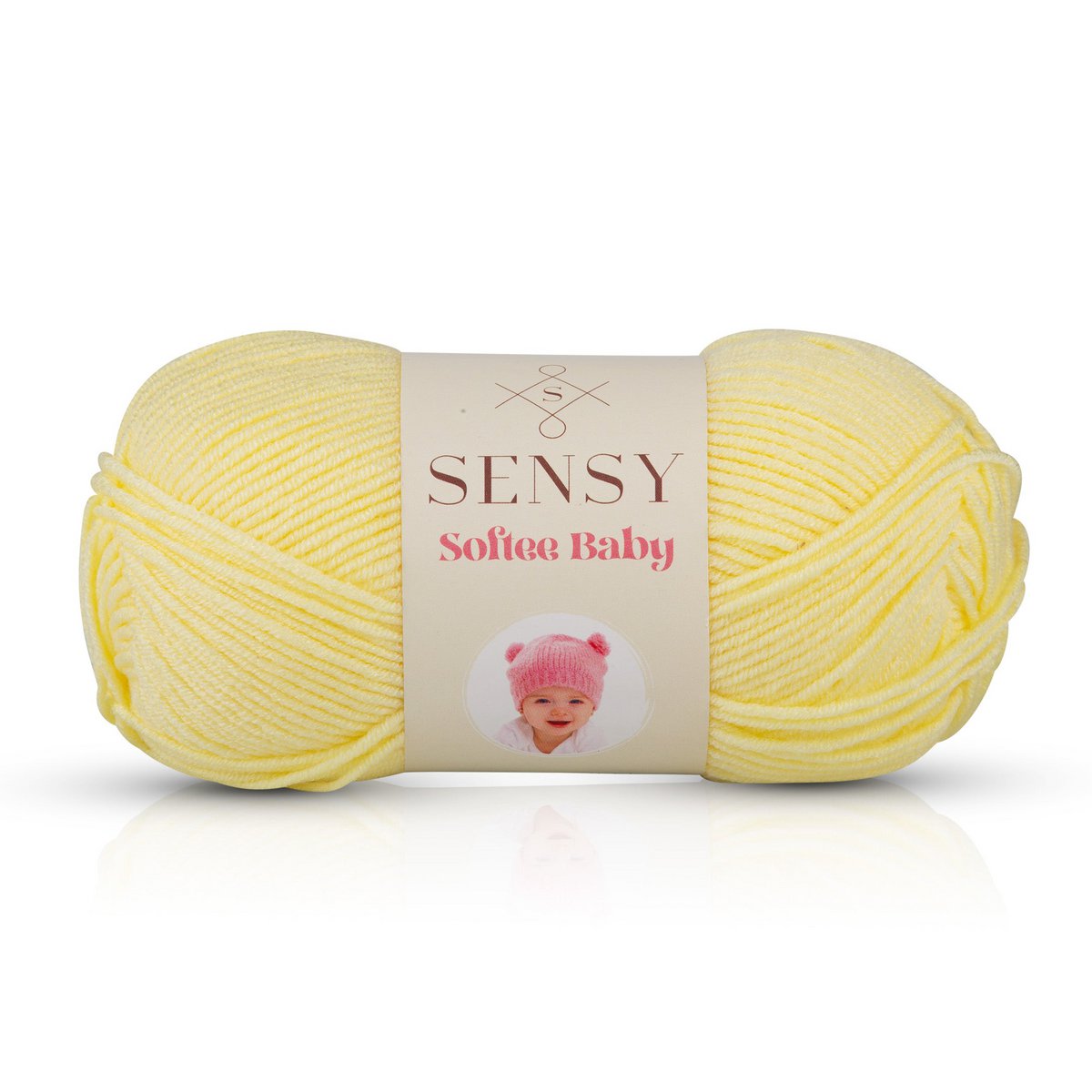 Sensy Softee Baby Yarn, 3.5 oz, 275 Yards, Gauge 3 Light