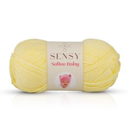 Sensy Softee Baby Yarn, 3.5 oz, 275 Yards, Gauge 3 Light