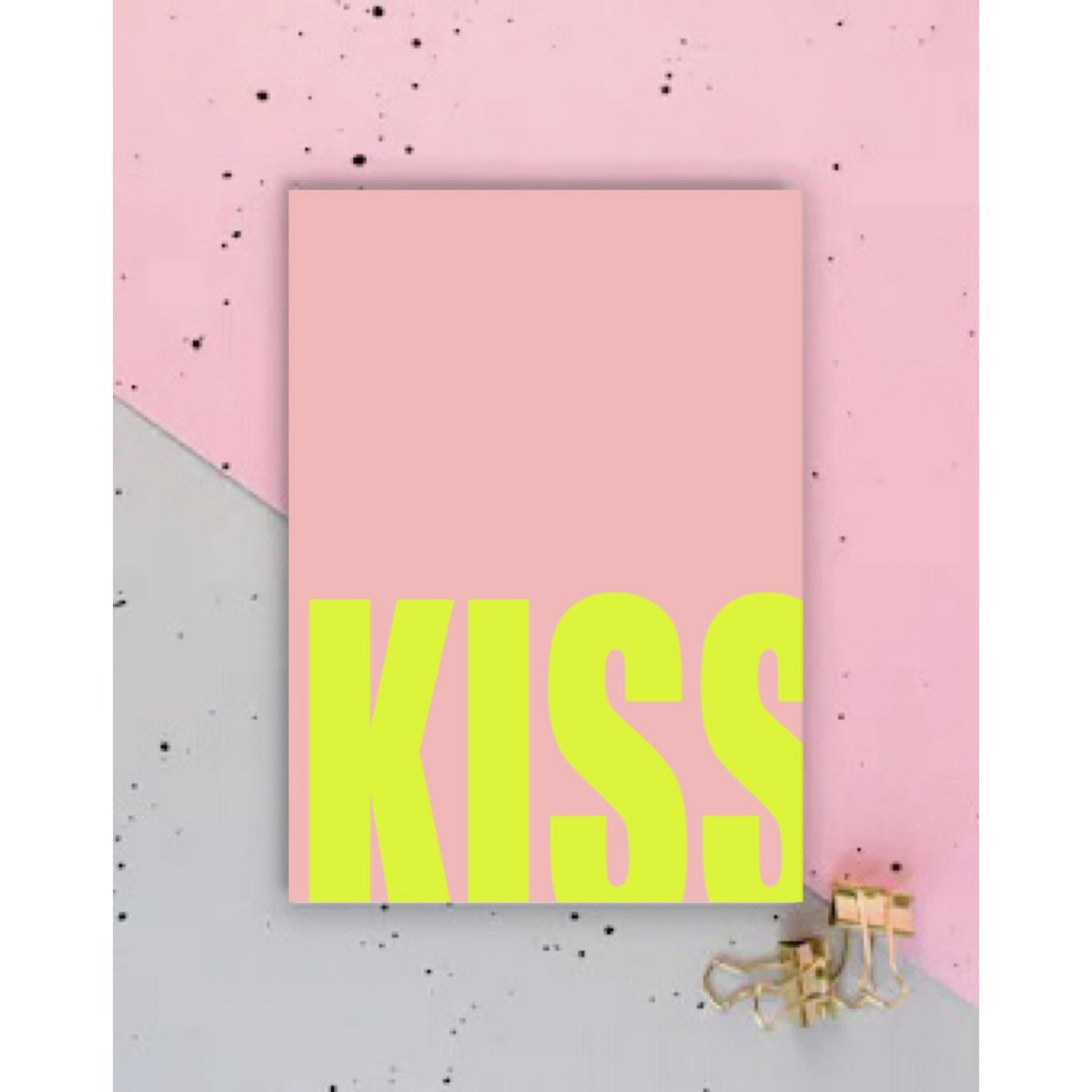 Kiss Postkarte
