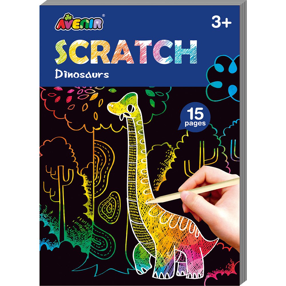 Rubbelbildbuch Mini A6 - Dinosaurier