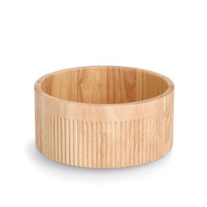 Bowl "Stripes", rubber tree FSC 100%