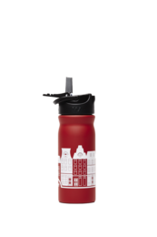 Vandflaske sugerør rustfrit stål 400 ml