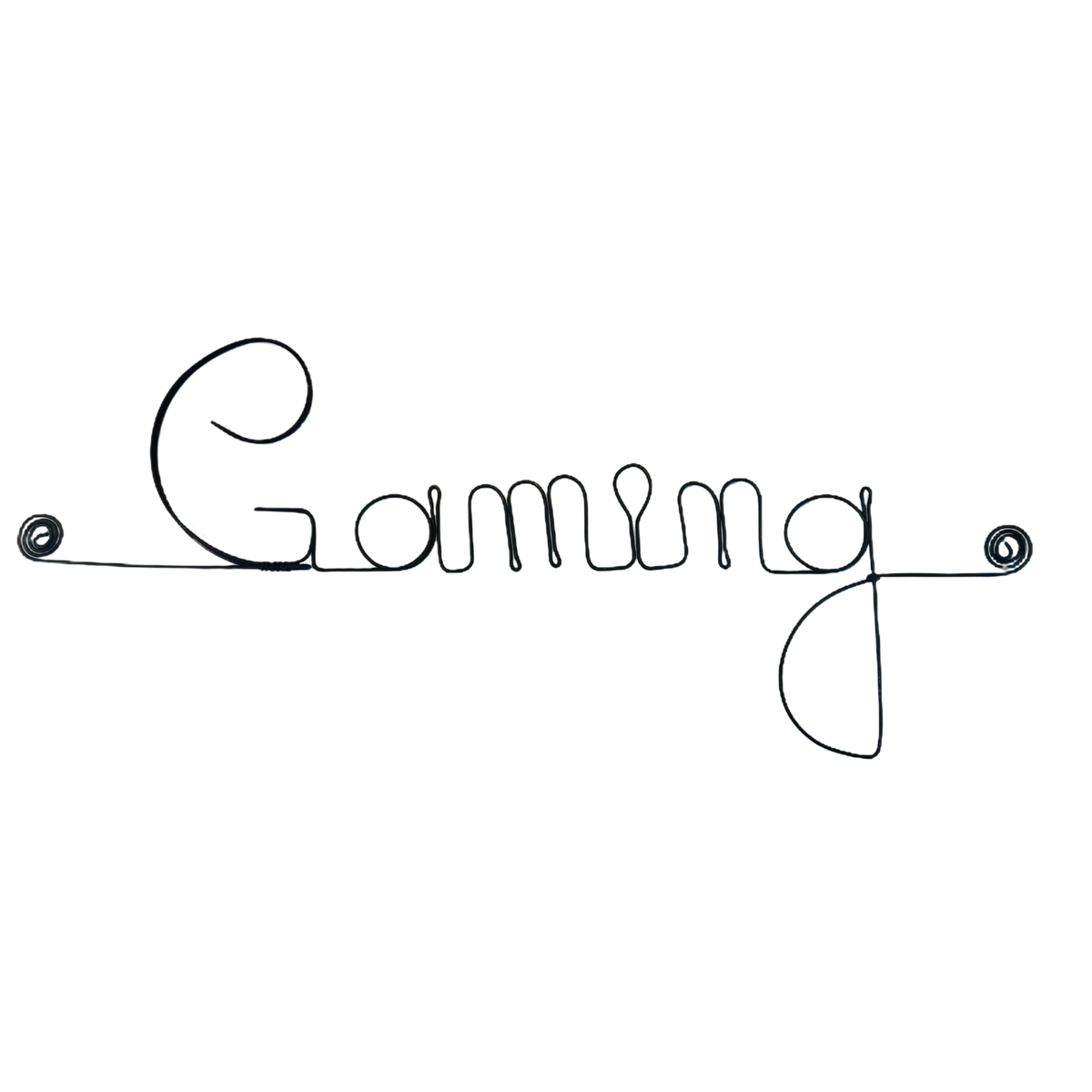 „Gaming“ Draht-Wanddekoration – zum Anstecken – Wandschmuck – Kinder-/Jugendzimmer