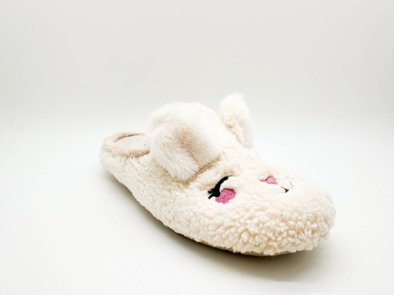 thies 1856 ® Organic Rabbit Slipper vegan off white
