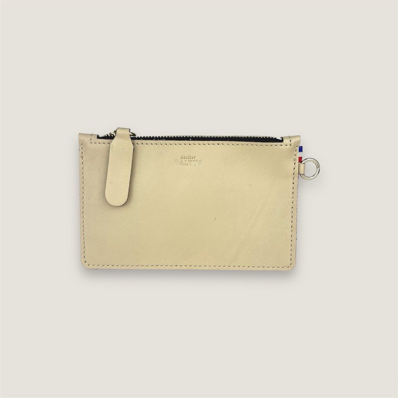 Mini Jade card holder in leather - 10 x 7 cm