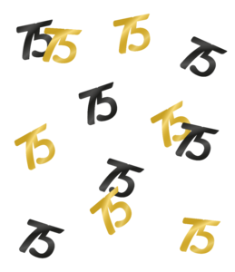 Classy party table confetti - 75