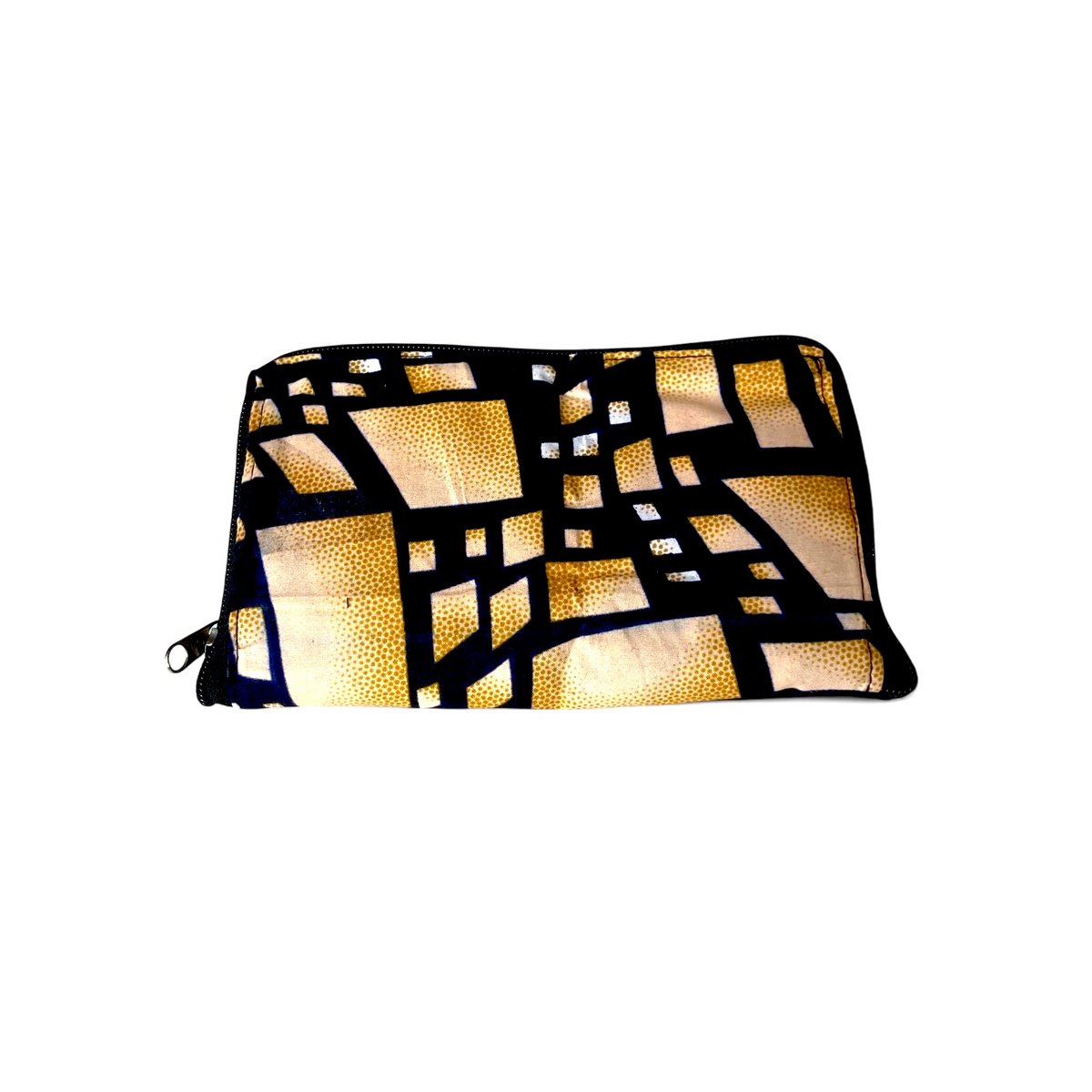 Kitenge | Borsa pieghevole Beige Nero