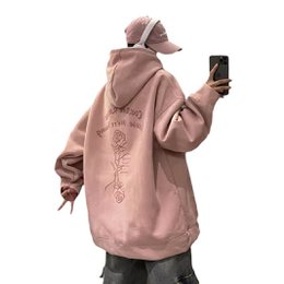Women's Suede Hooded Sweater