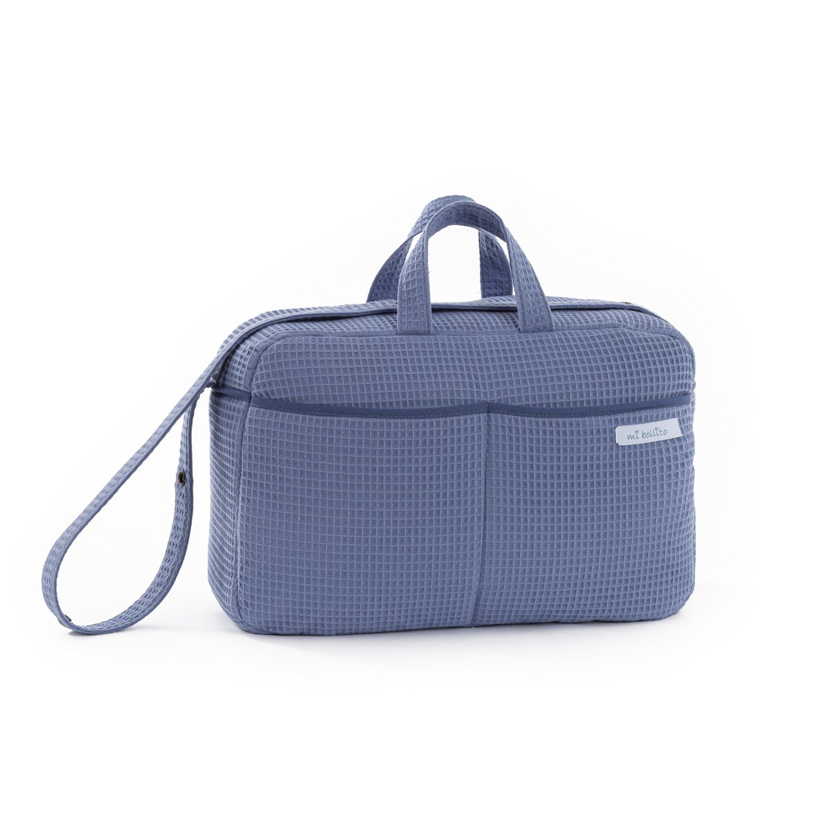 Sac de maternité bandoulière pour poussette et hôpital. Sac organisateur de grande capacité pratique et élégant. Produit fabriqué en Espagne.