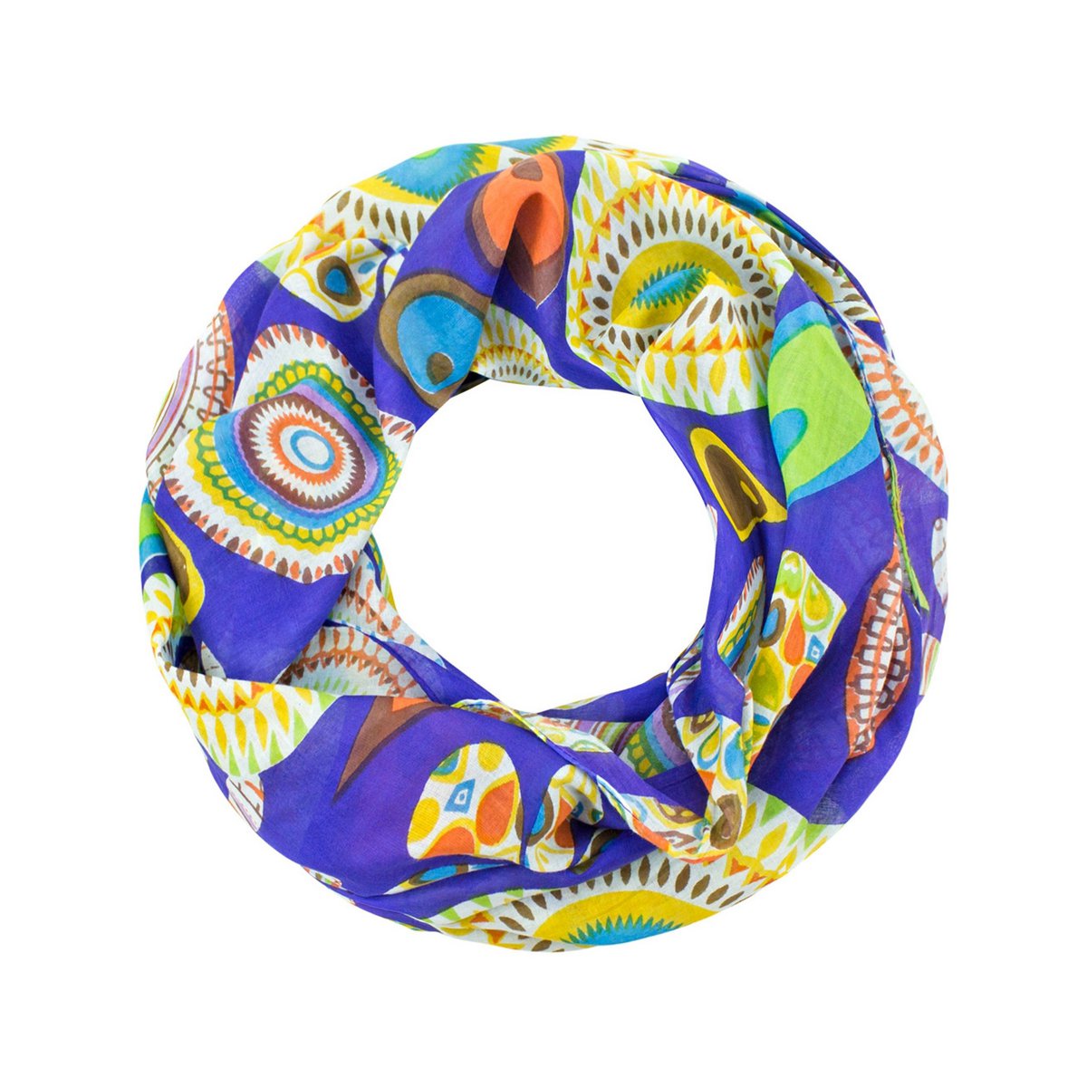 Sunsa set de 3 bufandas de lazo, bufanda de lazo para mujer, pañuelo redondo hecho de 100% algodón, bufanda de tubo para ella, bufanda redonda para verano/primavera/otoño
