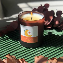 luna | calming lavender + patchouli refillable candle