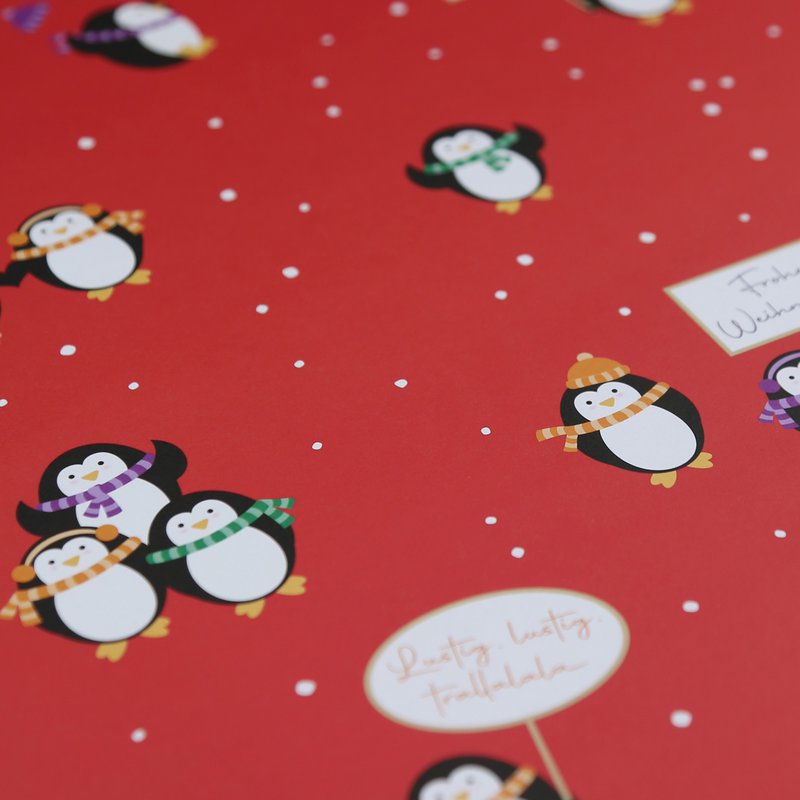 Geschenkpapier Pinguin Peter