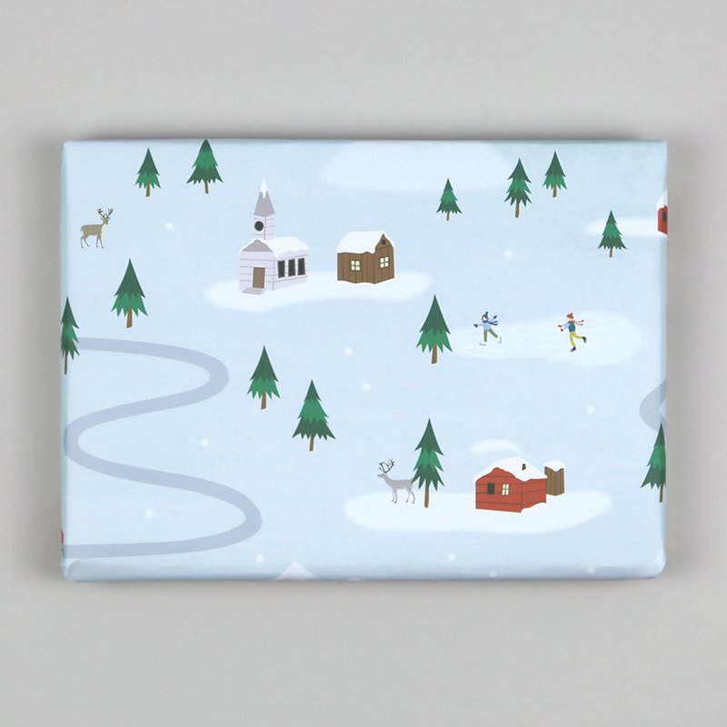 Papier cadeau Noël Chris