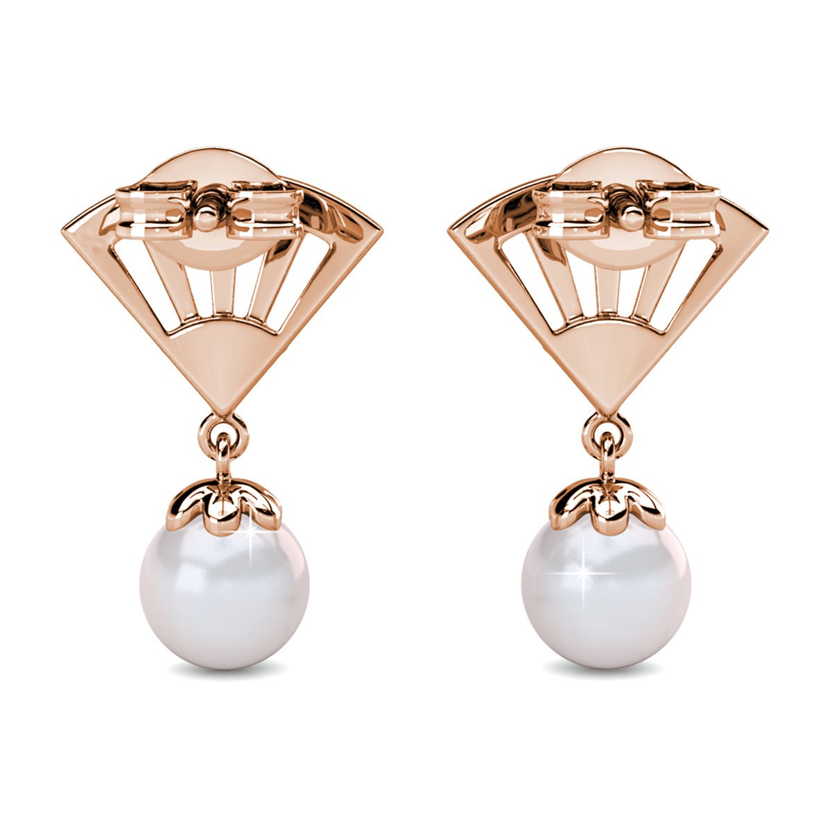 Incride Pearl Kolczyki - Rosental Gold and Crystal