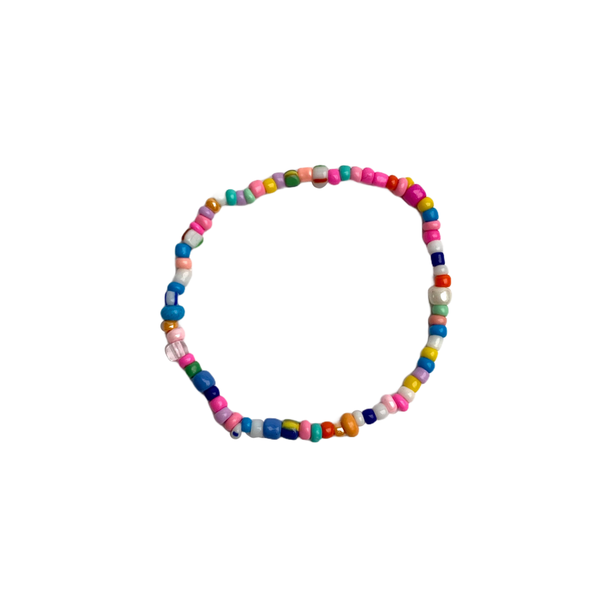 Armbandje | Multicolor kraaltjes