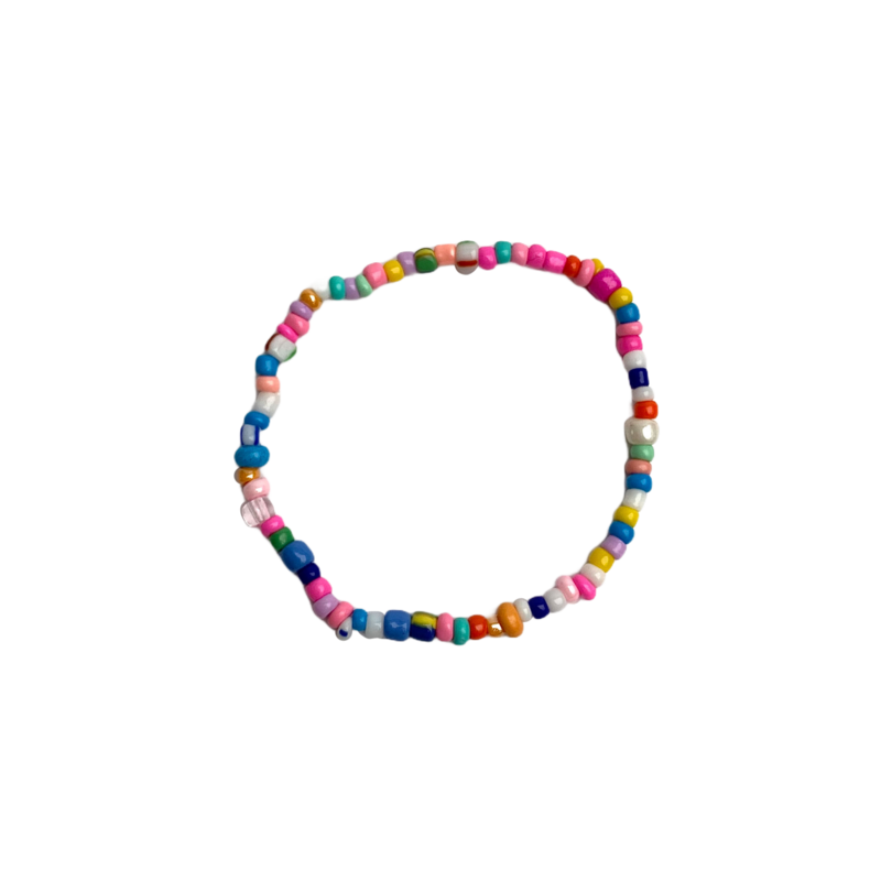 Armbånd | Flerfarvede perler