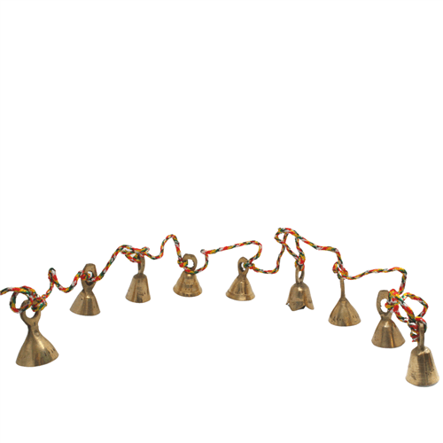 Assortiment de petites cloches suspendues