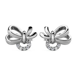 Boucles d'oreilles Posie - ArgentÃ© et Cristal