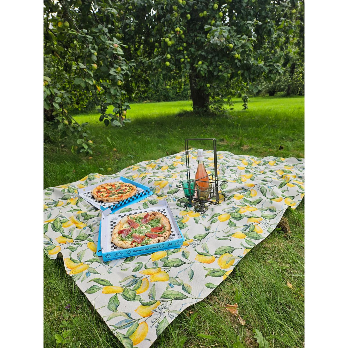 Tablecloth Square/Rectangular, linen-cotton mix, printed | Lemon Linen