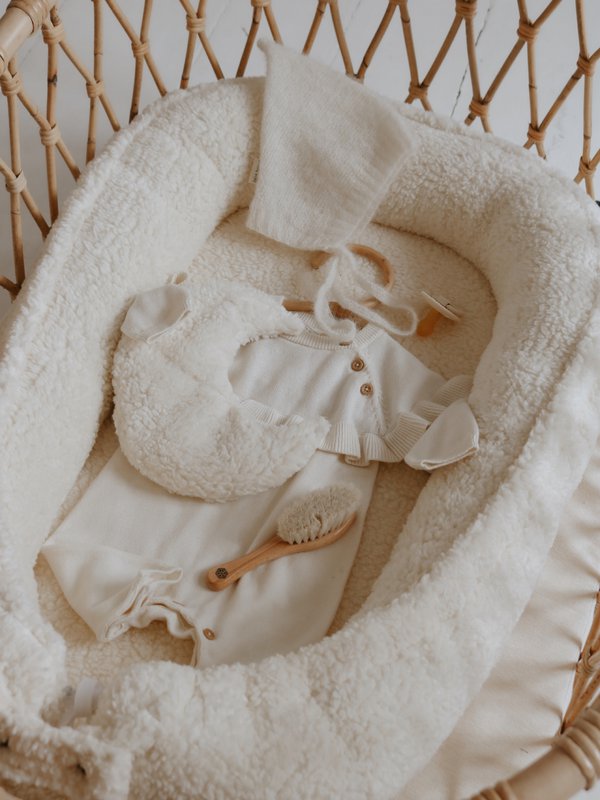 ALL TEDDY babynest / boucle babynest - 2 farver