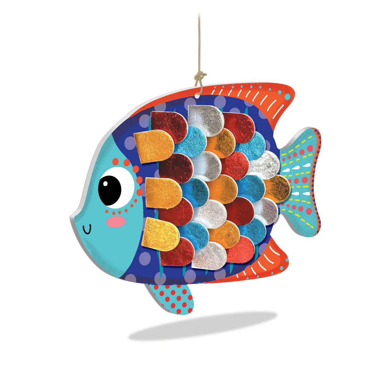 Gemakkelijke decoratieve dieren, metalen schubben "Zeedieren"