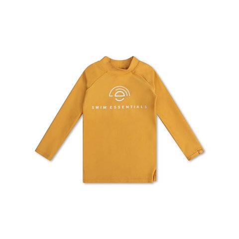 Schwimm-T-Shirt – Langarm – Gelb – reine Töne