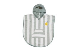 Poncho con cappuccio in spugna di cotone per bambini Lola Lemon