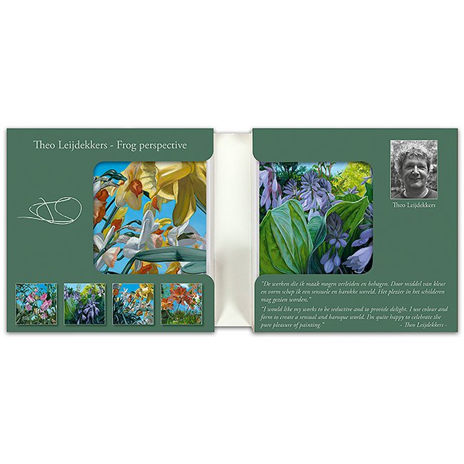 Card folder - Theo Leijdekkers, Frog perspective