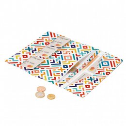 GEOMETRICAL STRIPES III Tyvek® Cardboard Wallet XL / Clutch Wallet