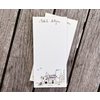 Schreibblock aus Recyclingpapier | Wohnmobil im Campingurlaub | DIN Format (lang) | 99 x 210 mm | Gepunktet