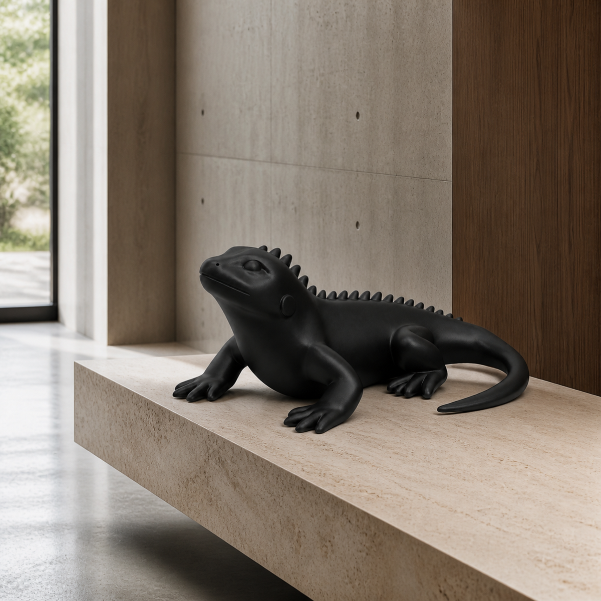 Iguana Art Object
