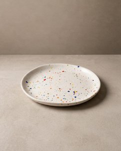 New Party Bread Plate 17cm White
