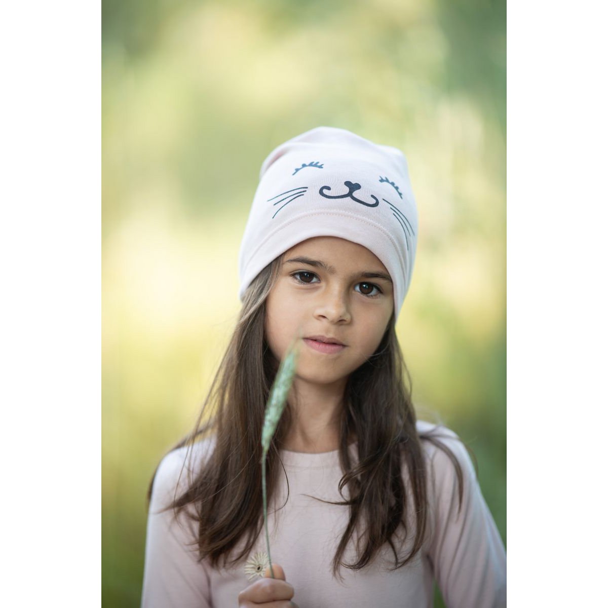 Bonnet fille KITTY POWDER PINK