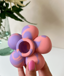 Peony Candle Holder - Swirl