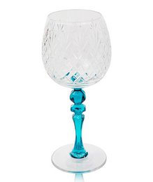 Set di bicchieri da vino rosso, gin tonic o cocktail in cristallo - sei pezzi