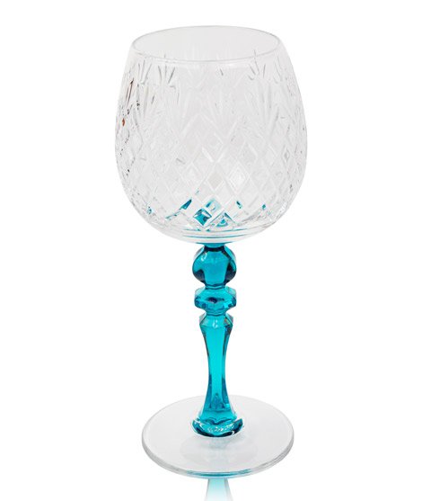 Set di bicchieri da vino rosso, gin tonic o cocktail in cristallo - sei pezzi