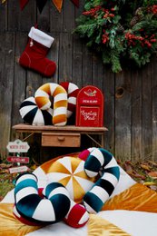 Patchworkkussen 'Gouden Lollipop'