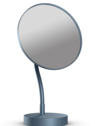 Non-illuminated mirror with stand and gooseneck