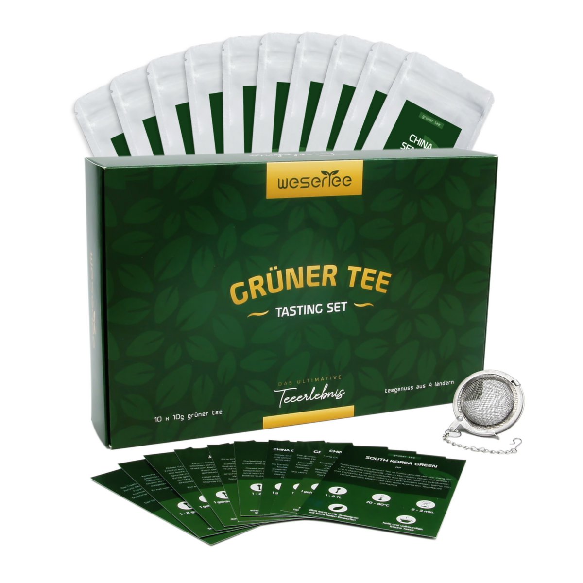 Coffret de dégustation de thé - Grüner Tee
