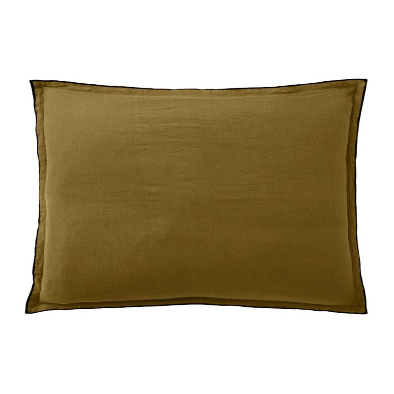 PILLOWCASE 50X70CM 100% WASHED LINEN MOCHA