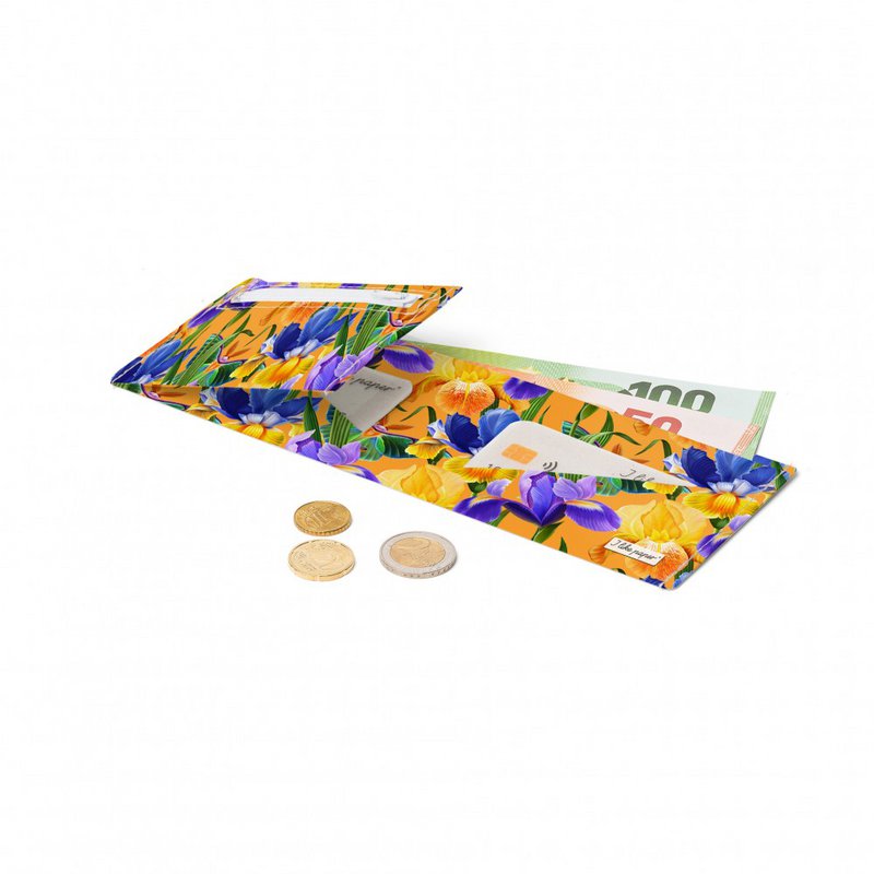 ​ PETITE ORCHID Tyvek® papieren portemonnee/portemonnee