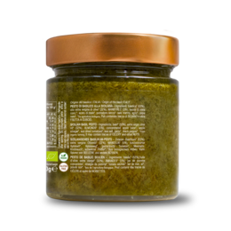 Organiczne pesto z sycylijskiej bazylii 190g