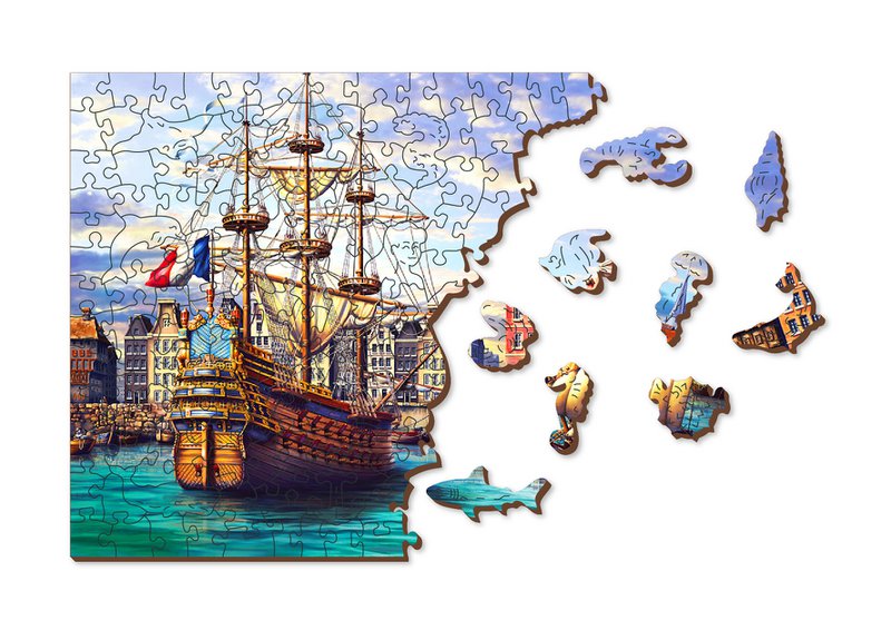 Puzzle - Vecchie Navi In Porto