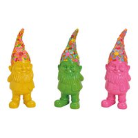Dwarf made of poly colored 3-ply, (W / H / D) 6x20x6cm