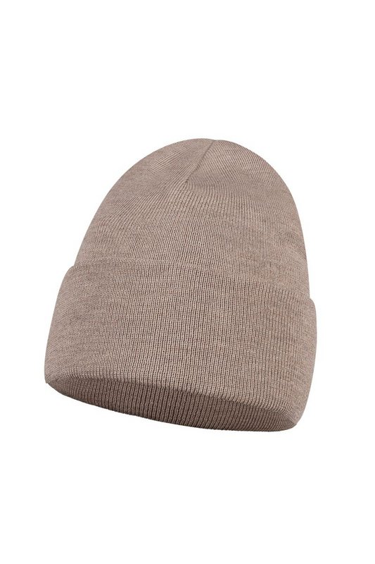 Cappello NAOMI - 100% lana merino - tortora [B2B]