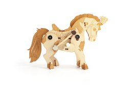 WOODEN MODEL 3D MECHANICAL HORSE