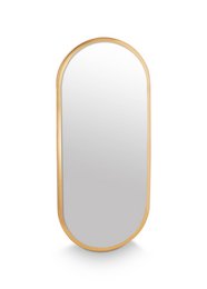 Mirror Oval Gold 20x50cm
