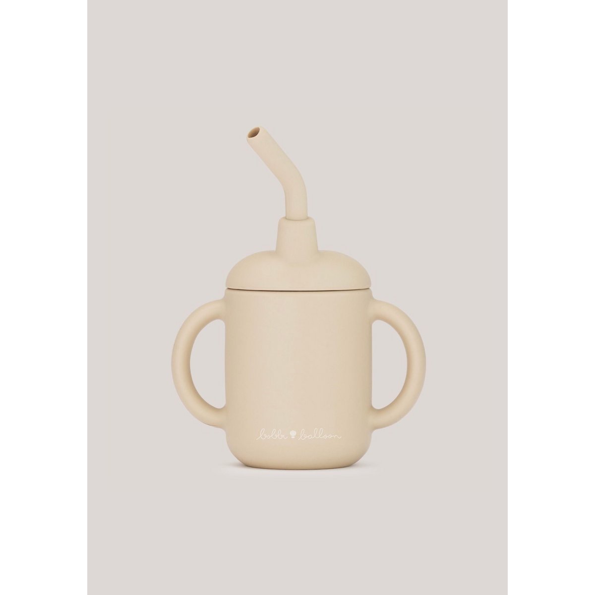 Silicone Sippy Cup - Oyster Beige