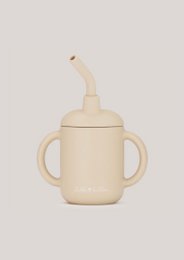 Sippy Cup in silicone - Beige ostrica